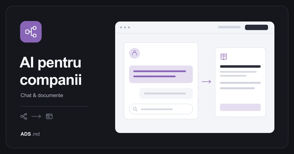 Ilustrație editorială: AI pentru companii: cum alegi și verifici prima automatizare