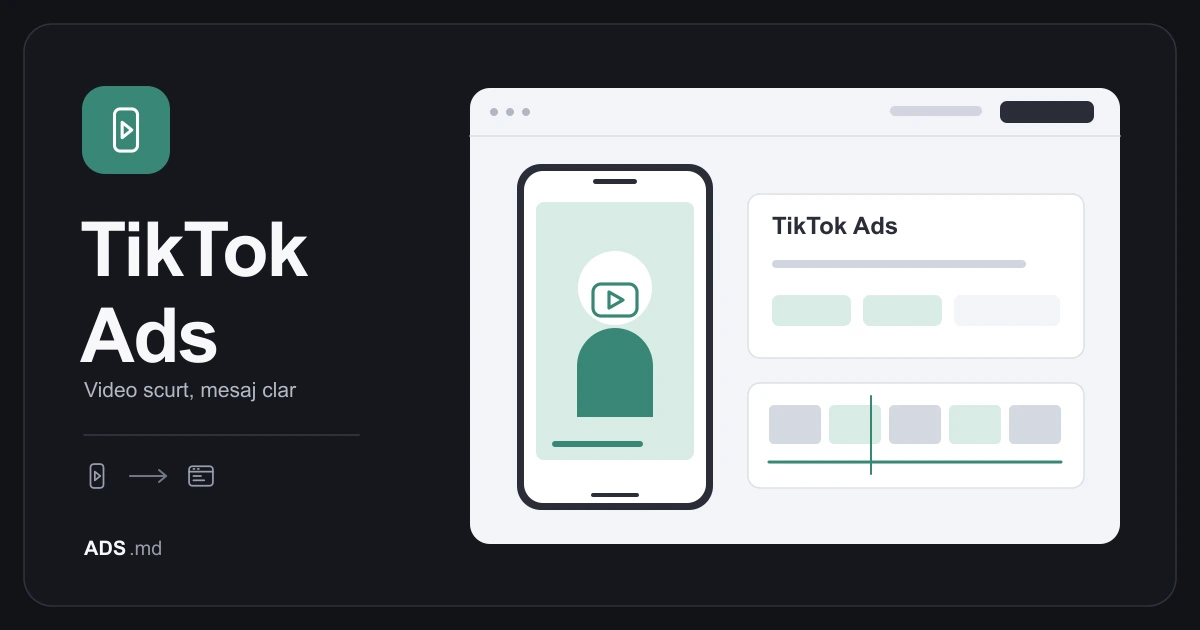 Ilustrație editorială: TikTok Ads: de la primul scenariu la cereri verificate