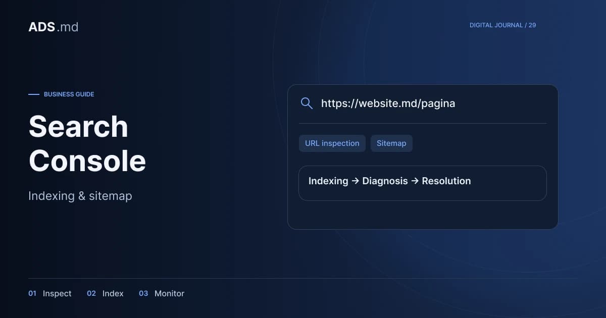 Editorial illustration: Search Console: diagnose missing pages and useful search traffic