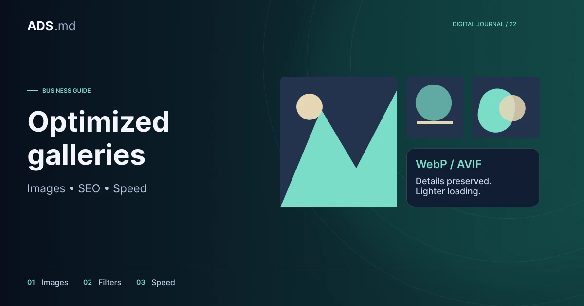 Editorial illustration: MDStore: a fast gallery and product pages that explain
