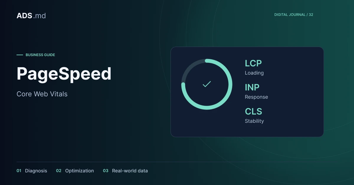 Editorial illustration: PageSpeed and Core Web Vitals: fix the problems people feel
