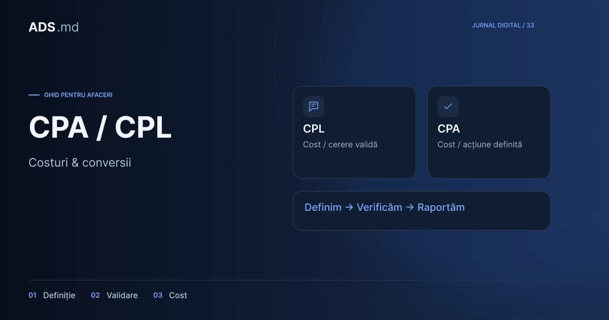 Ilustrație editorială: CPA și CPL: ce plătești și cum verifici rezultatul
