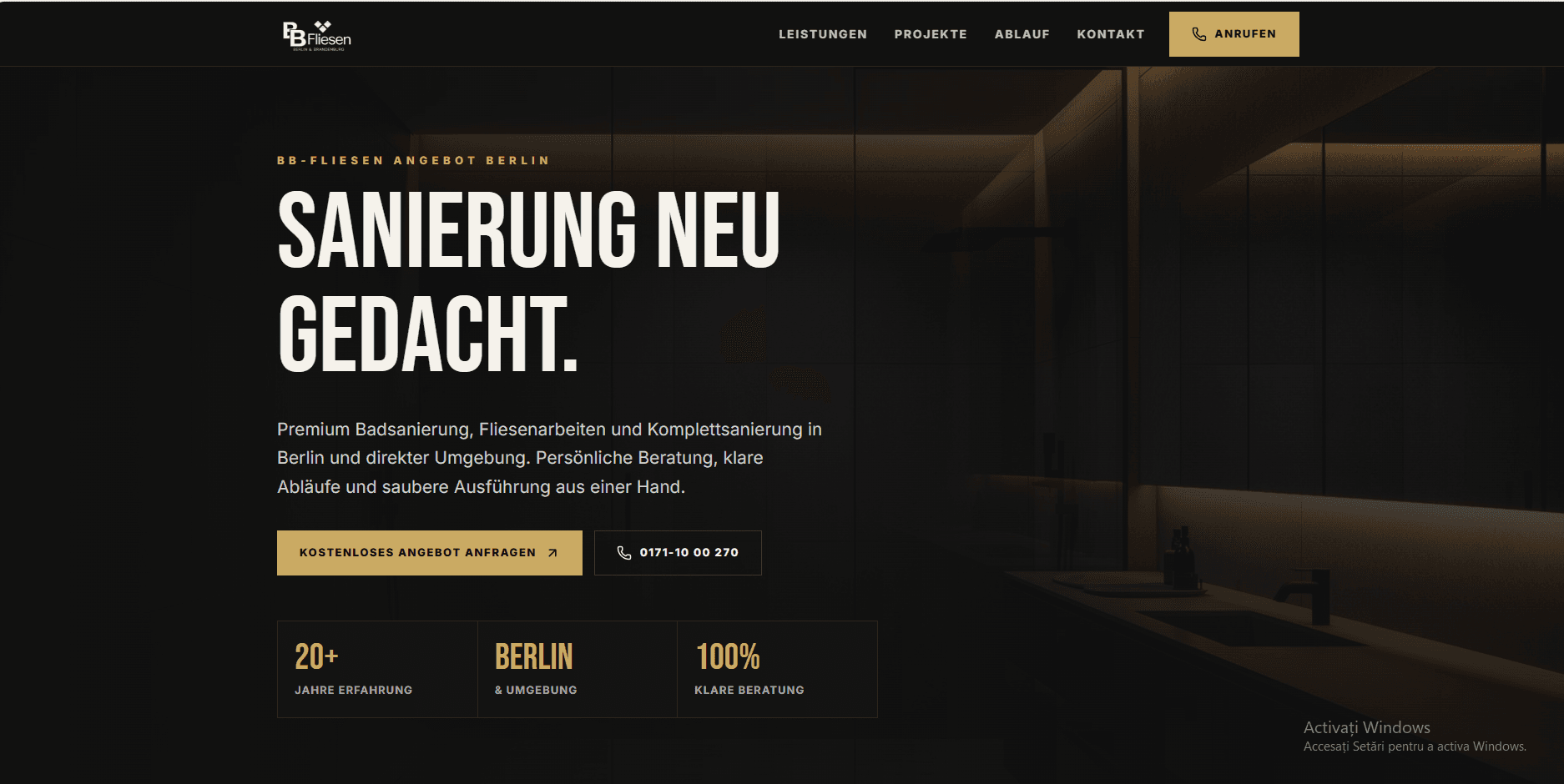 BB Fliesen Angebot