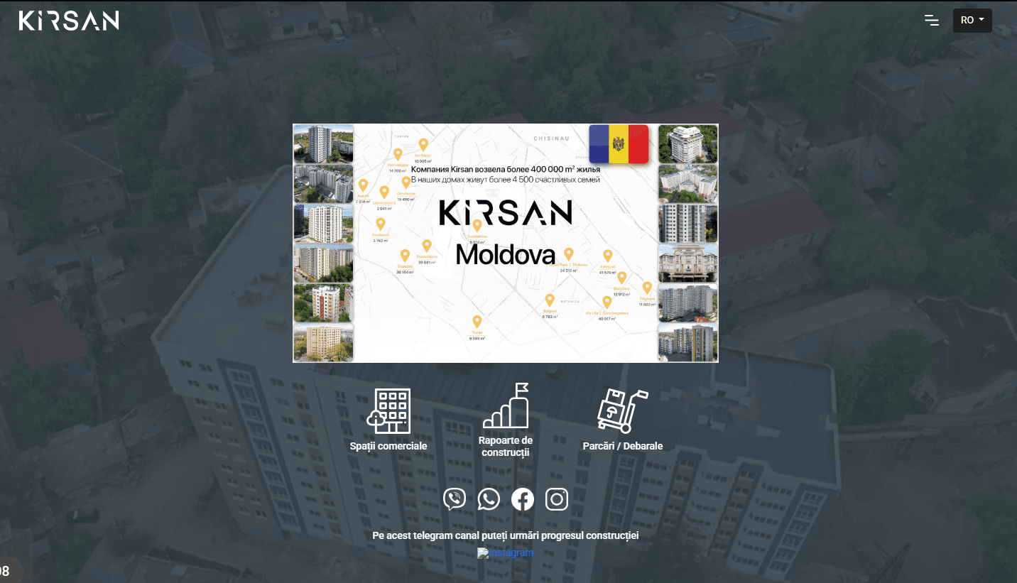 Kirsan - servicii de marketing pentru website existent