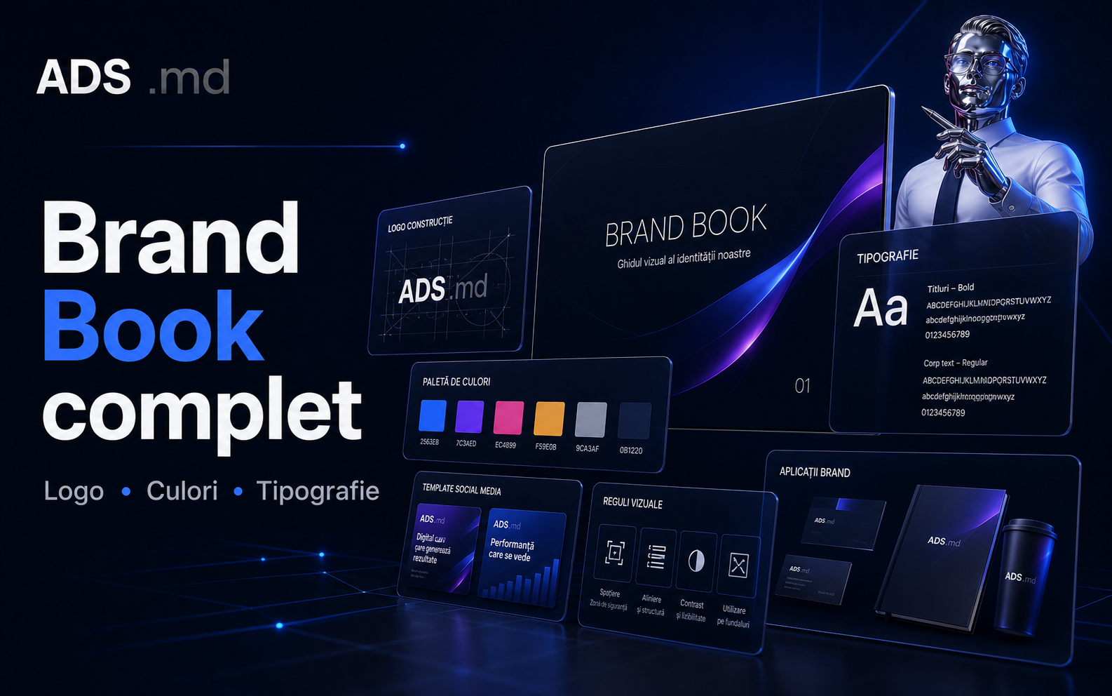 Brand Book & Identitate vizuală ADS Moldova
