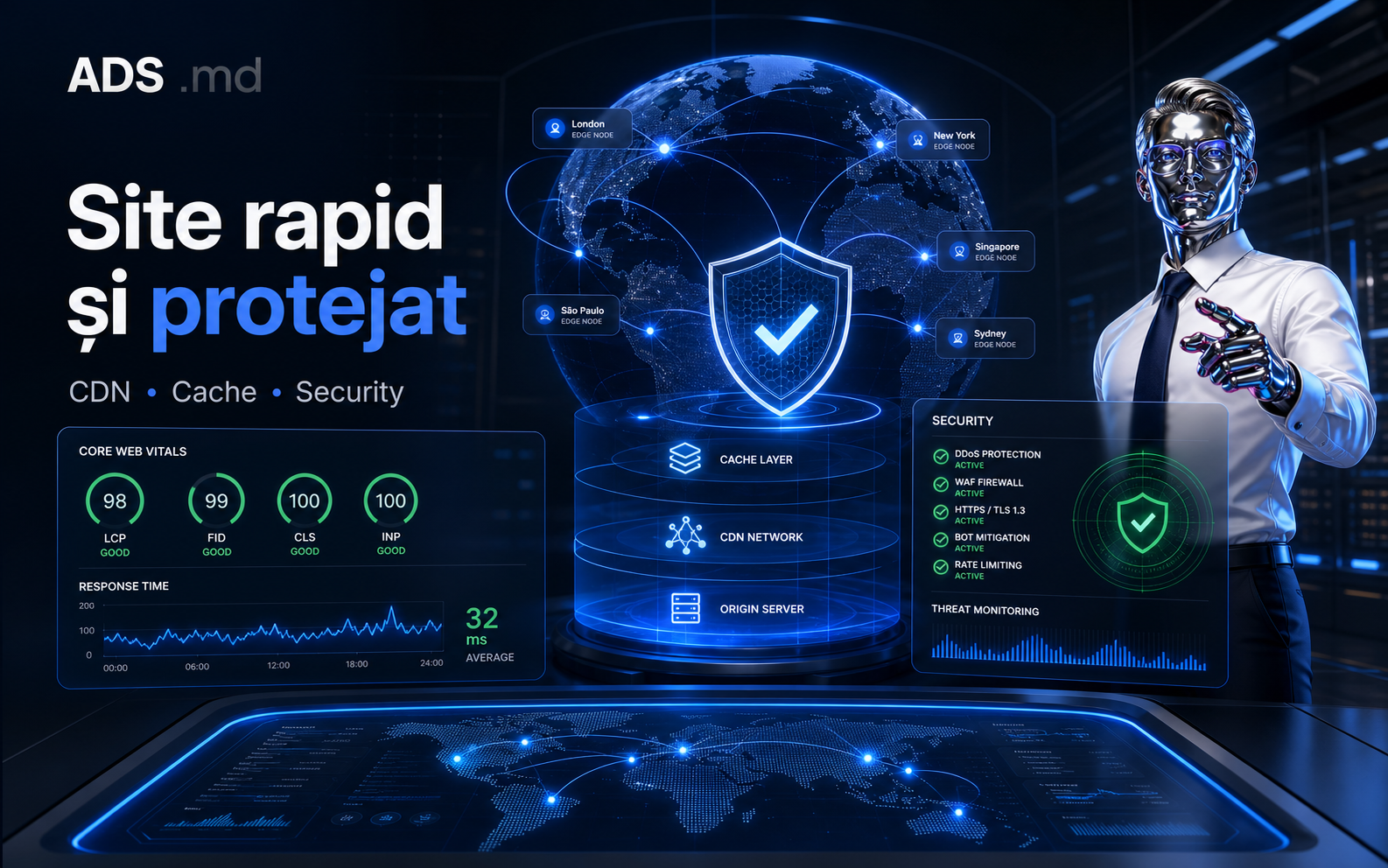 Performanță & Cloudflare ADS Moldova