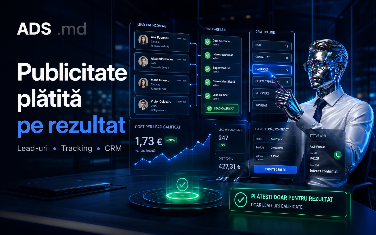 Publicitate pe Rezultat ADS Moldova