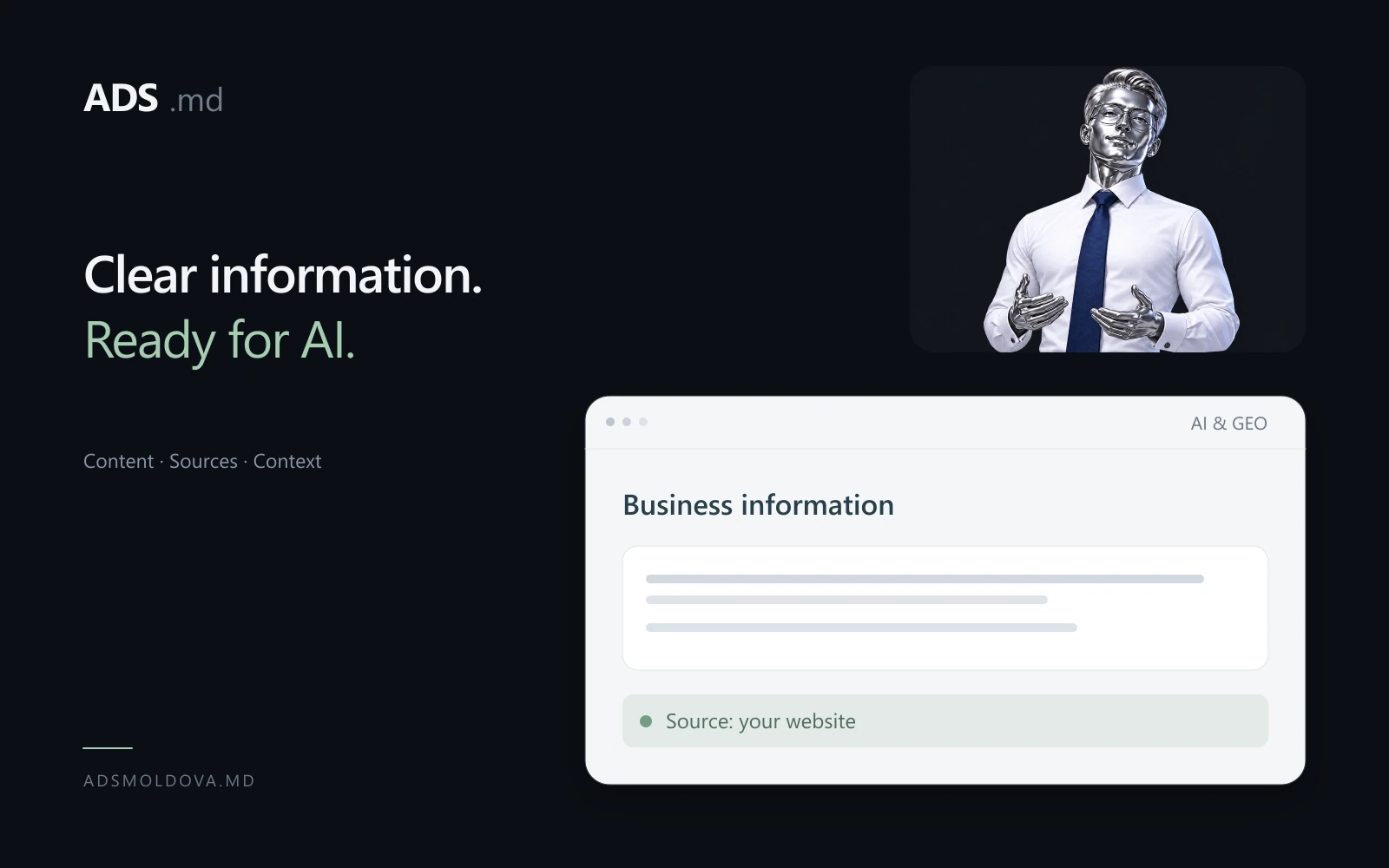 Prepare your website for AI search ADS Moldova